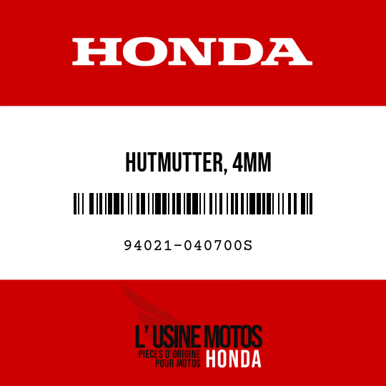image de 94021-040700S HUTMUTTER, 4MM