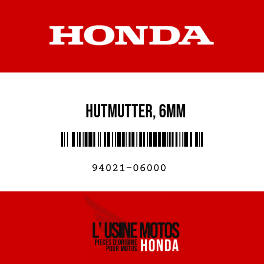 image de 94021-06000 HUTMUTTER, 6MM