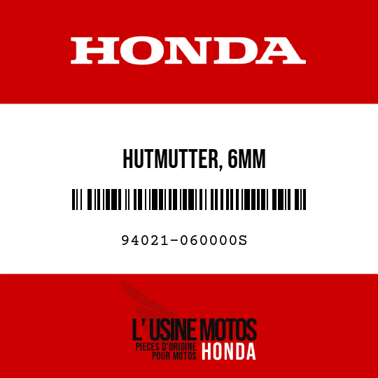 image de 94021-060000S HUTMUTTER, 6MM