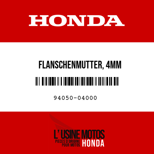 image de 94050-04000 FLANSCHENMUTTER, 4MM