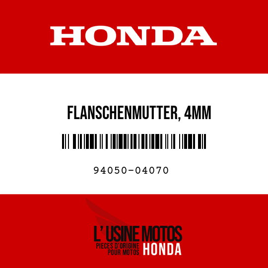image de 94050-04070 FLANSCHENMUTTER, 4MM