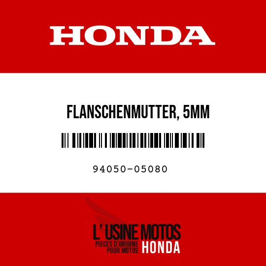 image de 94050-05080 FLANSCHENMUTTER, 5MM