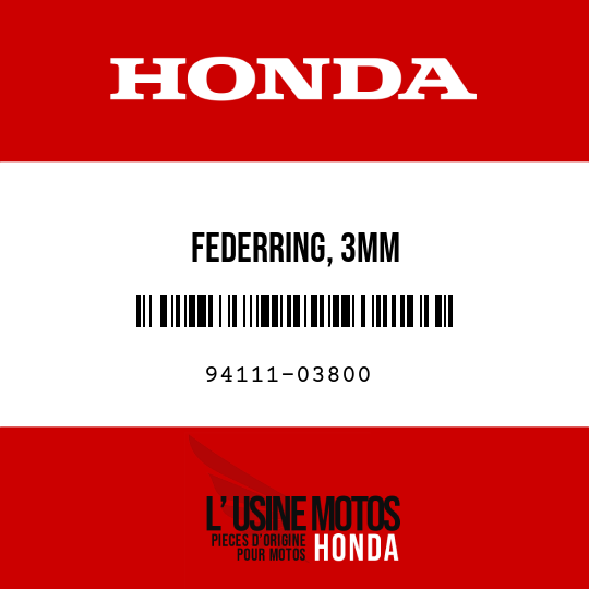 image de 94111-03800 FEDERRING, 3MM