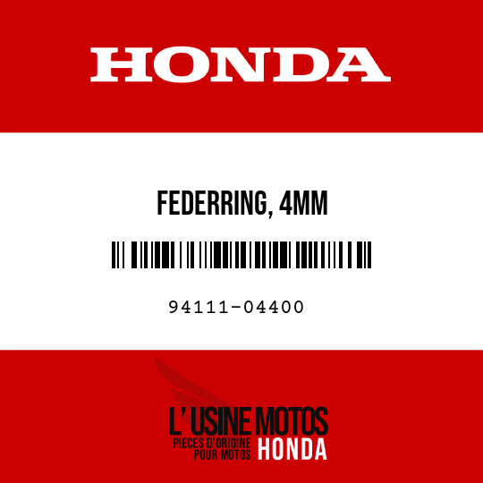 image de 94111-04400 FEDERRING, 4MM