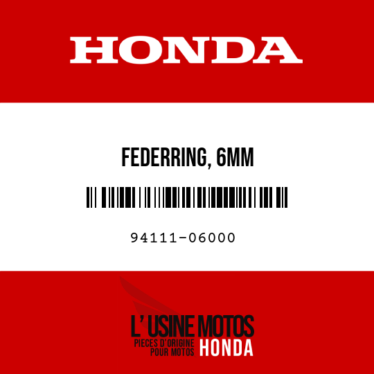 image de 94111-06000 FEDERRING, 6MM