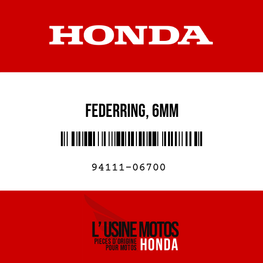 image de 94111-06700 FEDERRING, 6MM