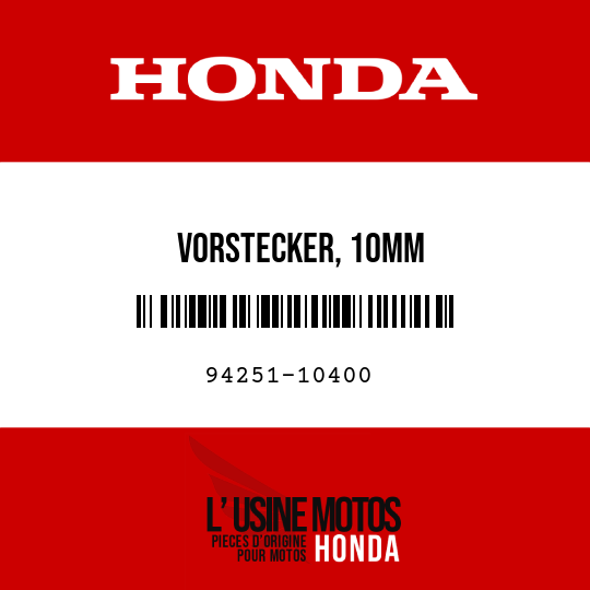 image de 94251-10400 VORSTECKER, 10MM