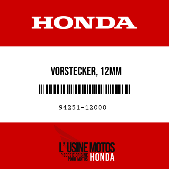 image de 94251-12000 VORSTECKER, 12MM