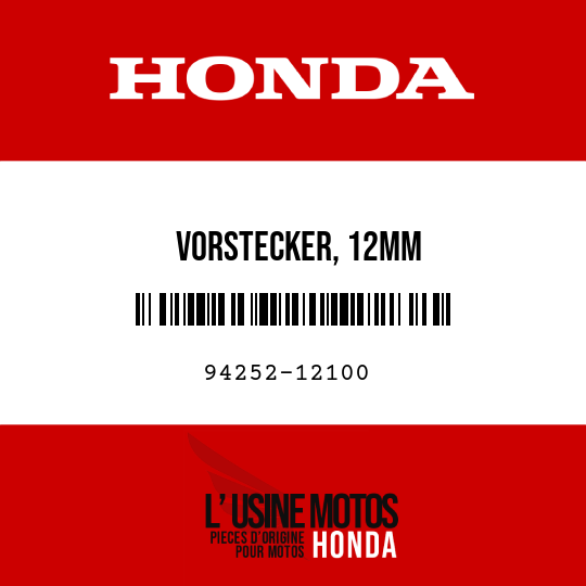 image de 94252-12100 VORSTECKER, 12MM