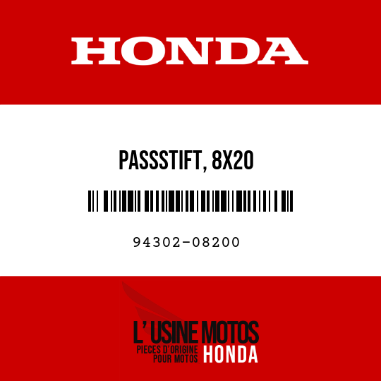 image de 94302-08200 PASSSTIFT, 8X20