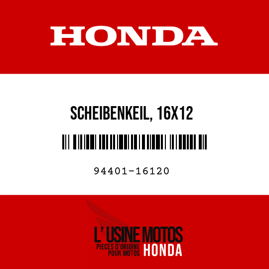 image de 94401-16120 SCHEIBENKEIL, 16X12