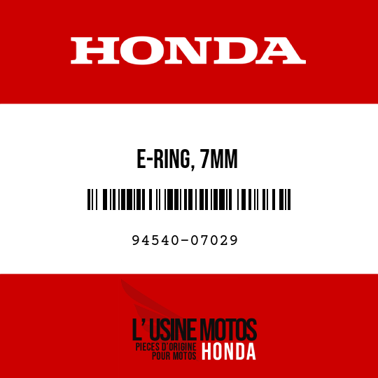 image de 94540-07029 E-RING, 7MM