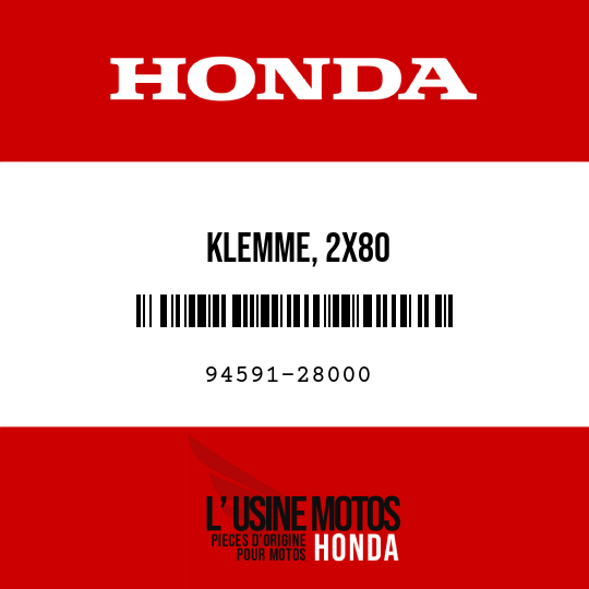 image de 94591-28000 KLEMME, 2X80