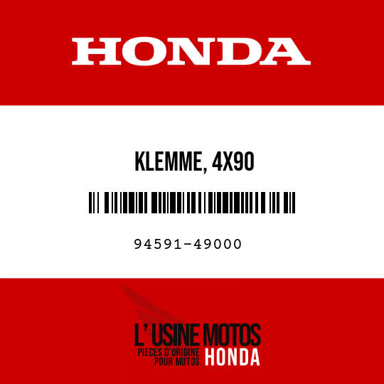 image de 94591-49000 KLEMME, 4X90