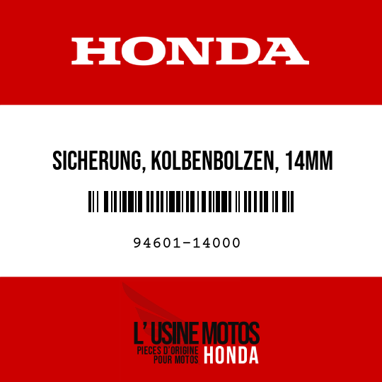 image de 94601-14000 SICHERUNG, KOLBENBOLZEN, 14MM