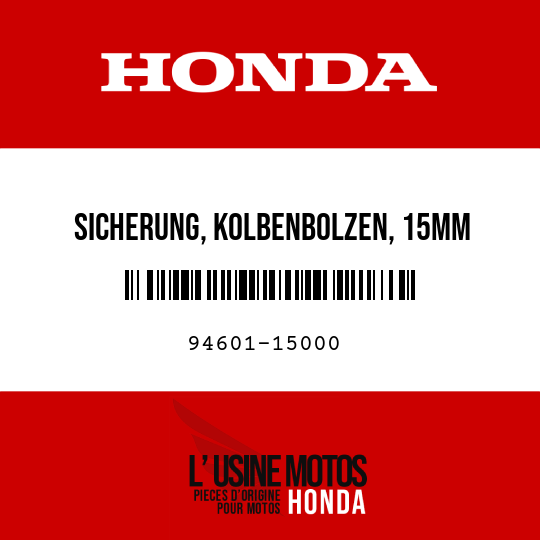 image de 94601-15000 SICHERUNG, KOLBENBOLZEN, 15MM