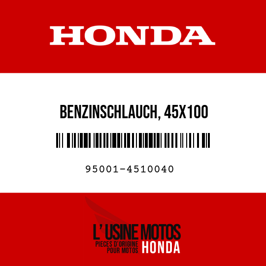 image de 95001-4510040 BENZINSCHLAUCH, 45X100 (95001-45001-60M)