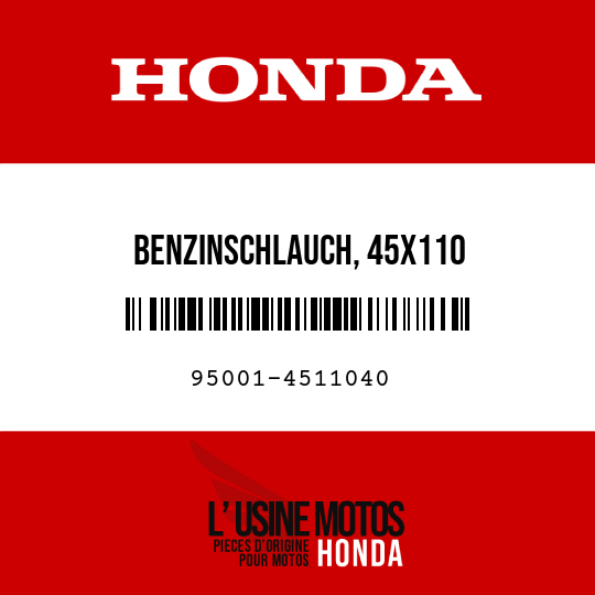 image de 95001-4511040 BENZINSCHLAUCH, 45X110 (95001-45001-60M)