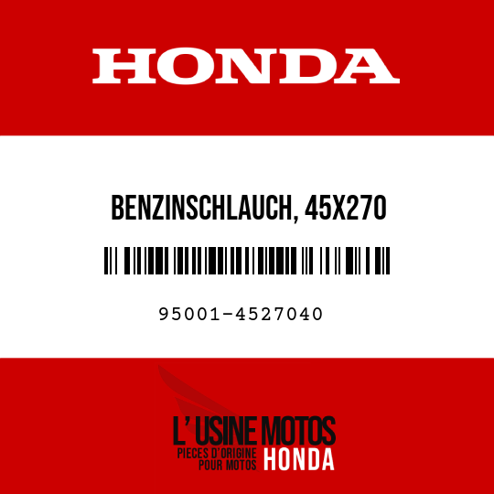 image de 95001-4527040 BENZINSCHLAUCH, 45X270 (95001-45001-60M)