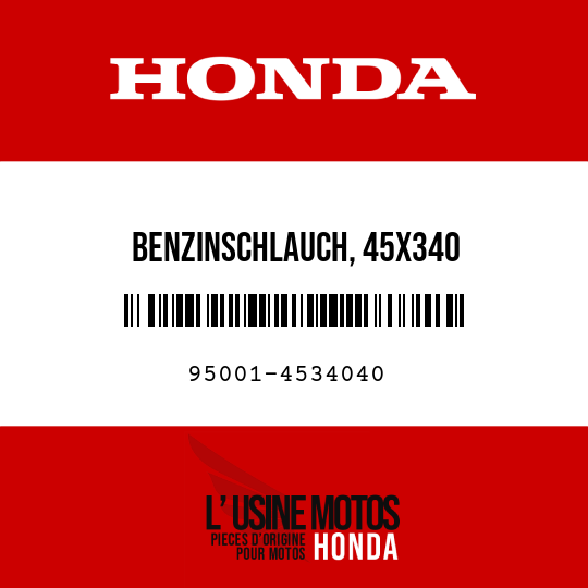 image de 95001-4534040 BENZINSCHLAUCH, 45X340 (95001-45001-60M)