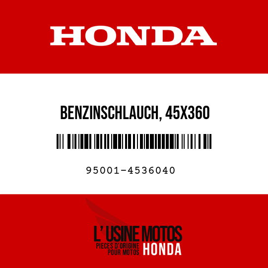 image de 95001-4536040 BENZINSCHLAUCH, 45X360 (95001-45001-60M)