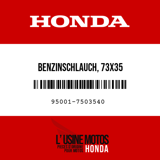 image de 95001-7503540 BENZINSCHLAUCH, 73X35 (95001-75001-60M)