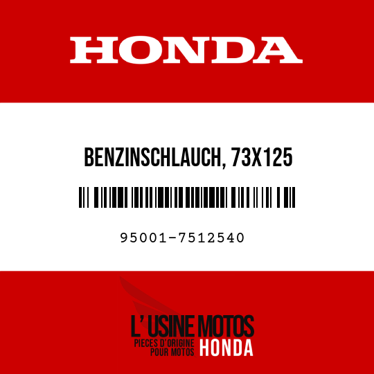 image de 95001-7512540 BENZINSCHLAUCH, 73X125 (95001-75001-60M)