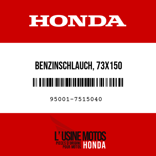 image de 95001-7515040 BENZINSCHLAUCH, 73X150 (95001-75001-60M)