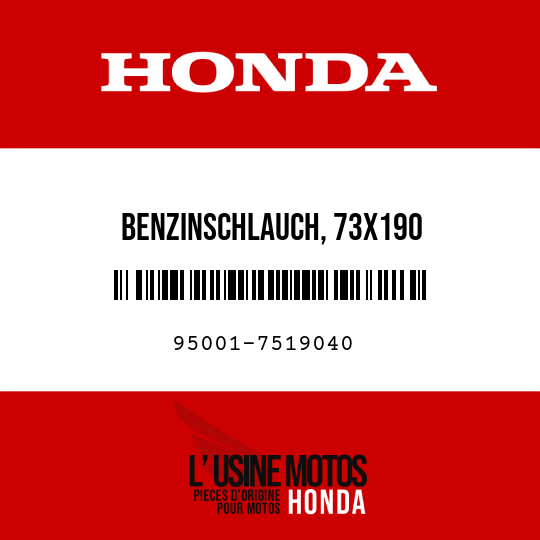 image de 95001-7519040 BENZINSCHLAUCH, 73X190 (95001-75001-60M)