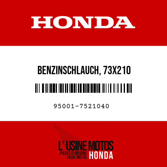 image de 95001-7521040 BENZINSCHLAUCH, 73X210 (95001-75001-60M)