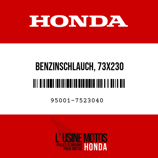 image de 95001-7523040 BENZINSCHLAUCH, 73X230 (95001-75001-60M)