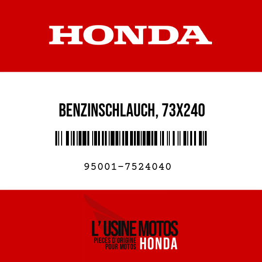 image de 95001-7524040 BENZINSCHLAUCH, 73X240 (95001-75001-60M)