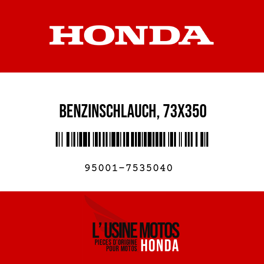 image de 95001-7535040 BENZINSCHLAUCH, 73X350 (95001-75001-60M)