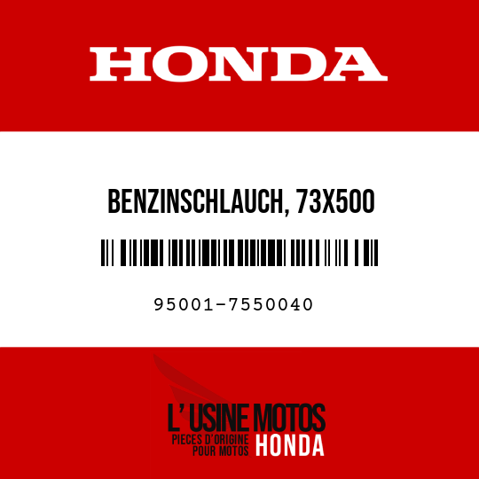 image de 95001-7550040 BENZINSCHLAUCH, 73X500 (95001-75001-60M)