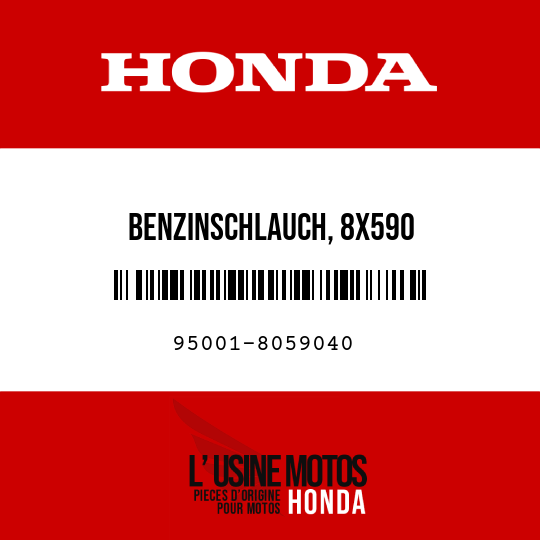 image de 95001-8059040 BENZINSCHLAUCH, 8X590