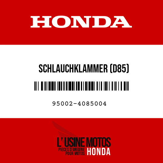 image de 95002-4085004 SCHLAUCHKLAMMER (D85)
