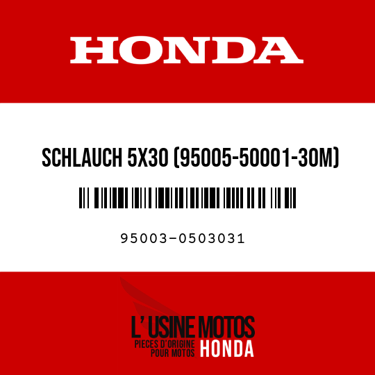 image de 95003-0503031 SCHLAUCH 5X30 (95005-50001-30M)