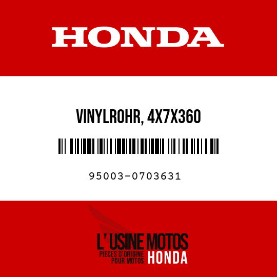 image de 95003-0703631 VINYLROHR, 4X7X360 (95003-07001-60M)