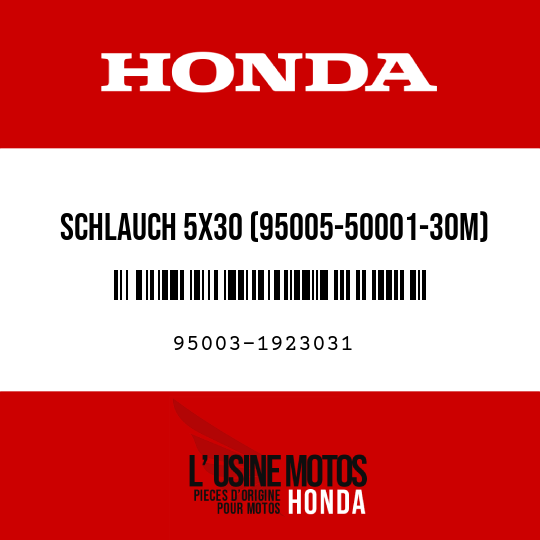 image de 95003-1923031 SCHLAUCH 5X30 (95005-50001-30M)