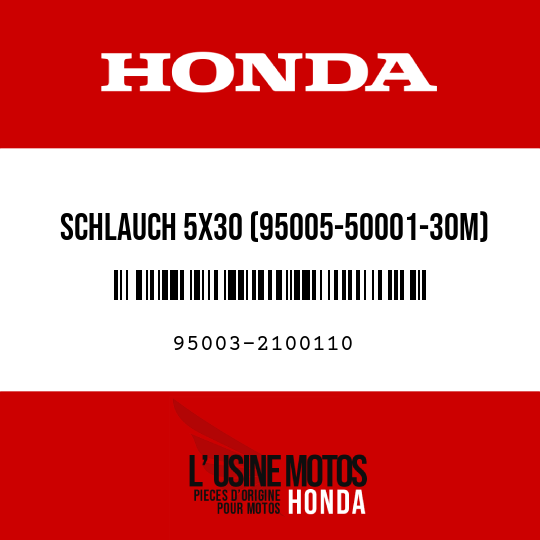 image de 95003-2100110 SCHLAUCH 5X30 (95005-50001-30M)