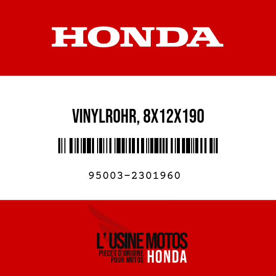 image de 95003-2301960 VINYLROHR, 8X12X190 (95003-23001-60M)