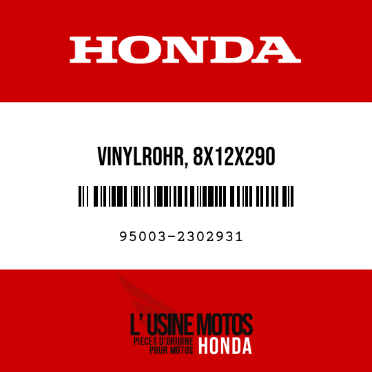 image de 95003-2302931 VINYLROHR, 8X12X290 (95003-23001-60M)