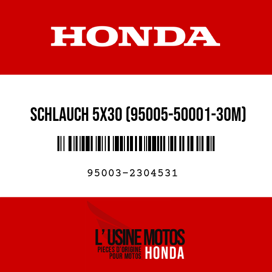 image de 95003-2304531 SCHLAUCH 5X30 (95005-50001-30M)