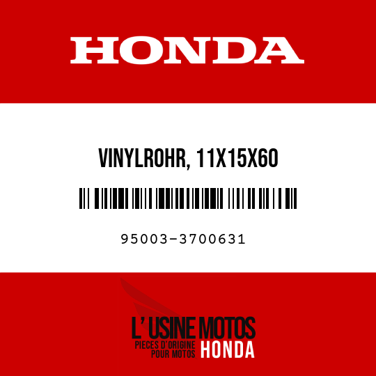 image de 95003-3700631 VINYLROHR, 11X15X60 (95003-37001-60M)