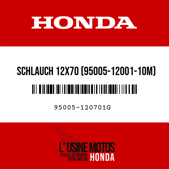 image de 95005-120701G SCHLAUCH 12X70 (95005-12001-10M)