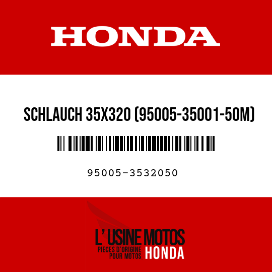 image de 95005-3532050 SCHLAUCH 35X320 (95005-35001-50M)