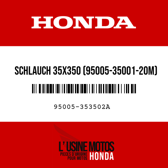 image de 95005-353502A SCHLAUCH 35X350 (95005-35001-20M)