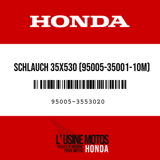 image de 95005-3553020 SCHLAUCH 35X530 (95005-35001-10M)