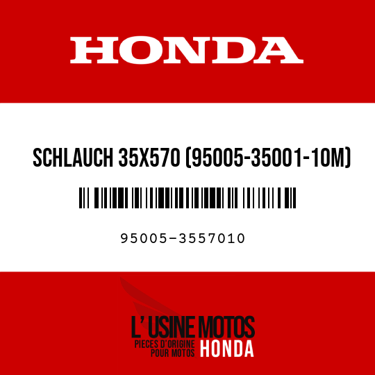 image de 95005-3557010 SCHLAUCH 35X570 (95005-35001-10M)