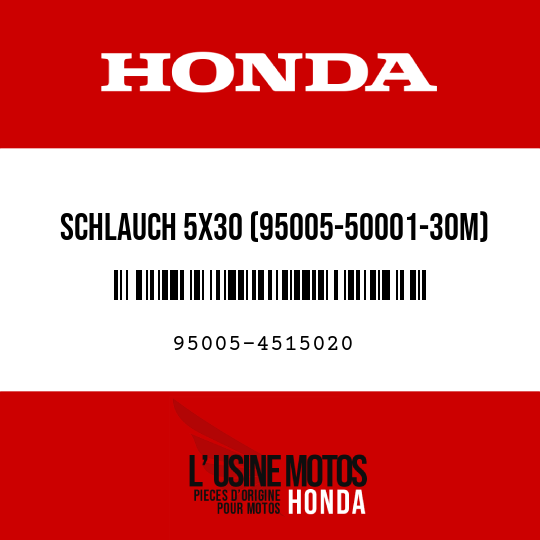 image de 95005-4515020 SCHLAUCH 5X30 (95005-50001-30M)